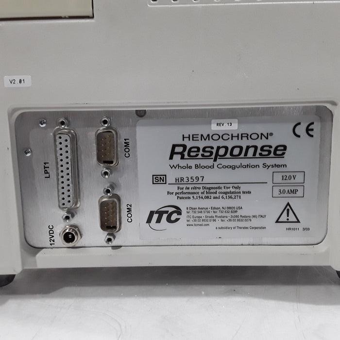 Hemochron Response Whole Blood Coagulation System