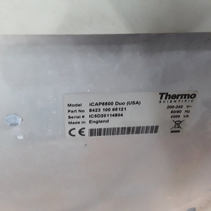 Thermo Scientific ICap 6500 Duo Spectrometer