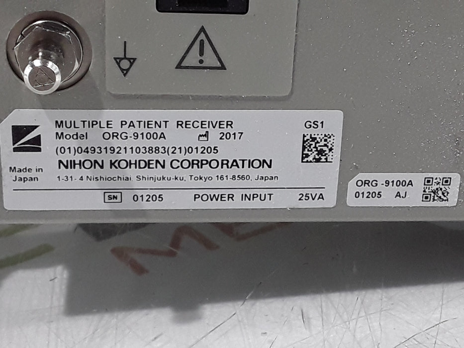 Nihon Kohden ORG-9100A Multiple Patient Receiver