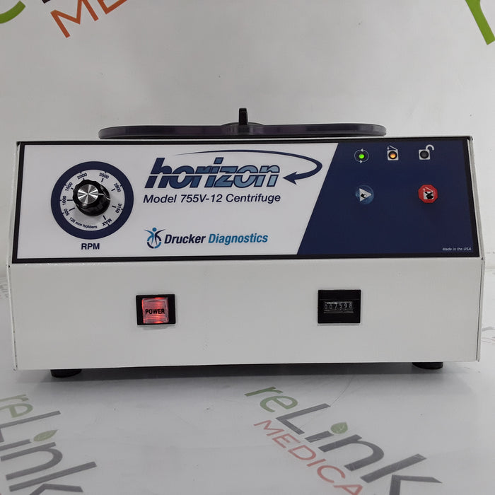 Drucker Diagnostics Horizon 755V-12 Centrifuge