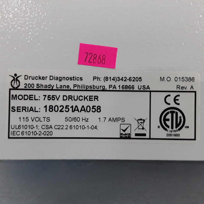 Drucker Diagnostics Horizon 755V-12 Centrifuge