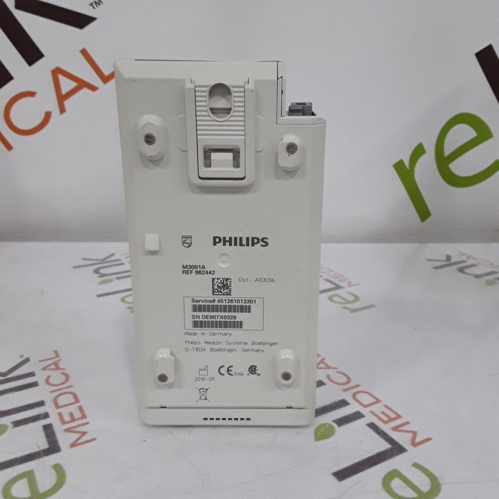 Philips M3001A-A03C06 Masimo SpO2, NIBP, ECG, Temp, IBP MMS Module