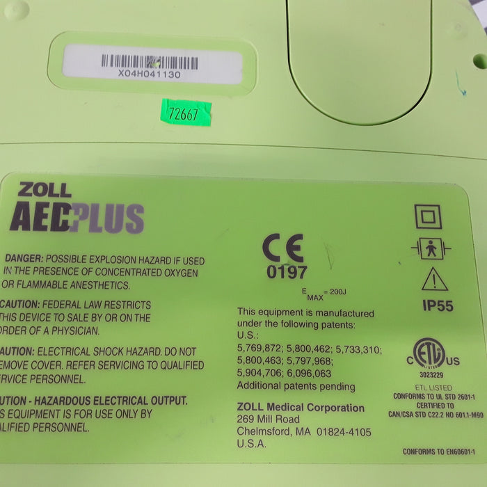 ZOLL Medical Corporation AED Plus