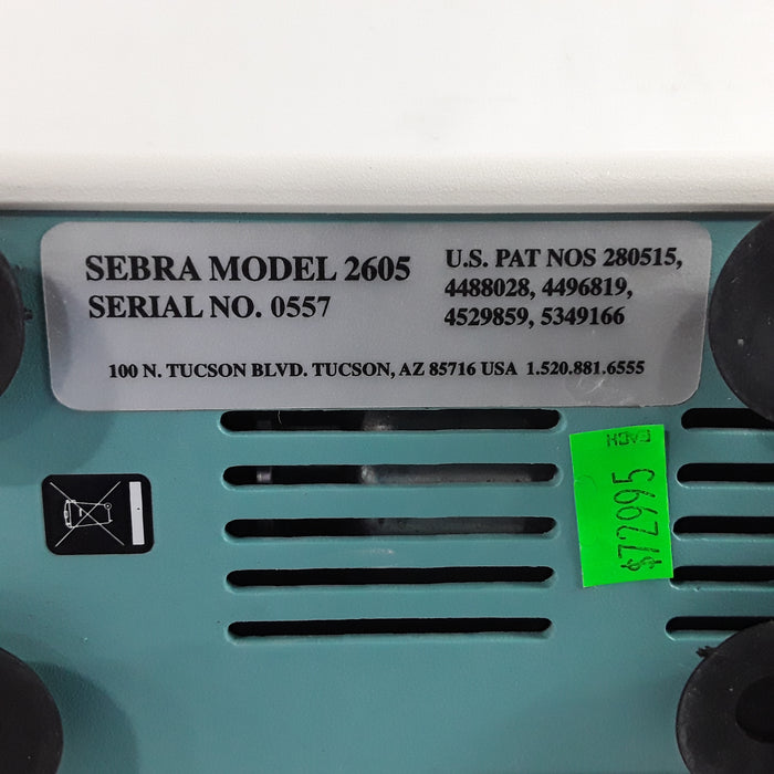 Sebra Model 2605 Tube Sealer