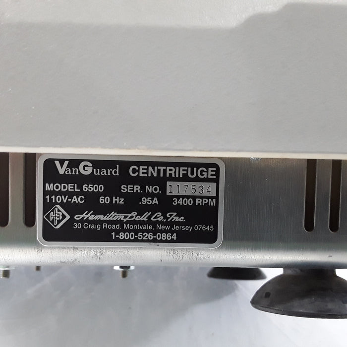 Hamilton Bell Co., Inc VanGuard V6500 Centrifuge
