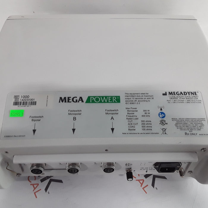 Megadyne Mega Power Electrosurgical Unit