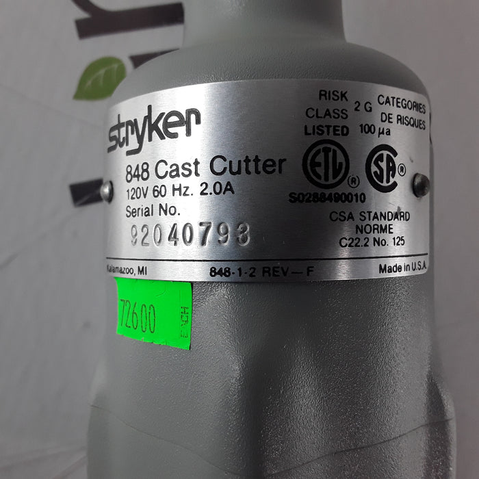 Stryker 848 Cast Cutter