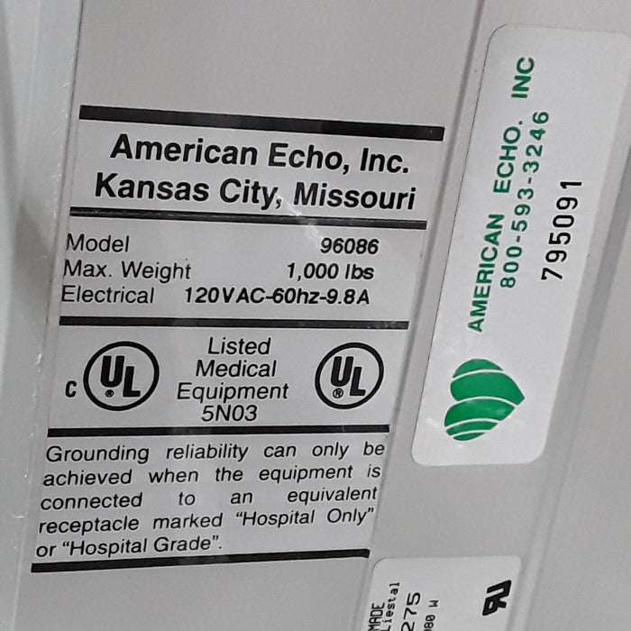 American Echo 800-593-Echo Medical Electric Bed
