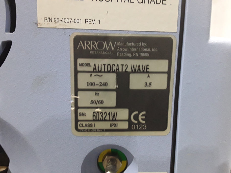 Arrow International AutoCat2 Wave IABP Intra-Aortic Ballon Pump