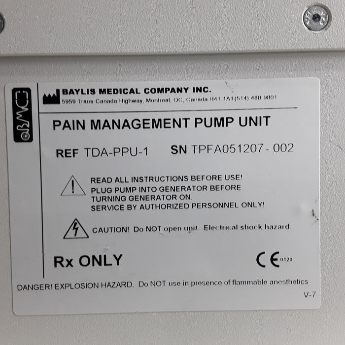Halyard Health, Inc. PMG-Advanced w/Pump Pain Management Generator