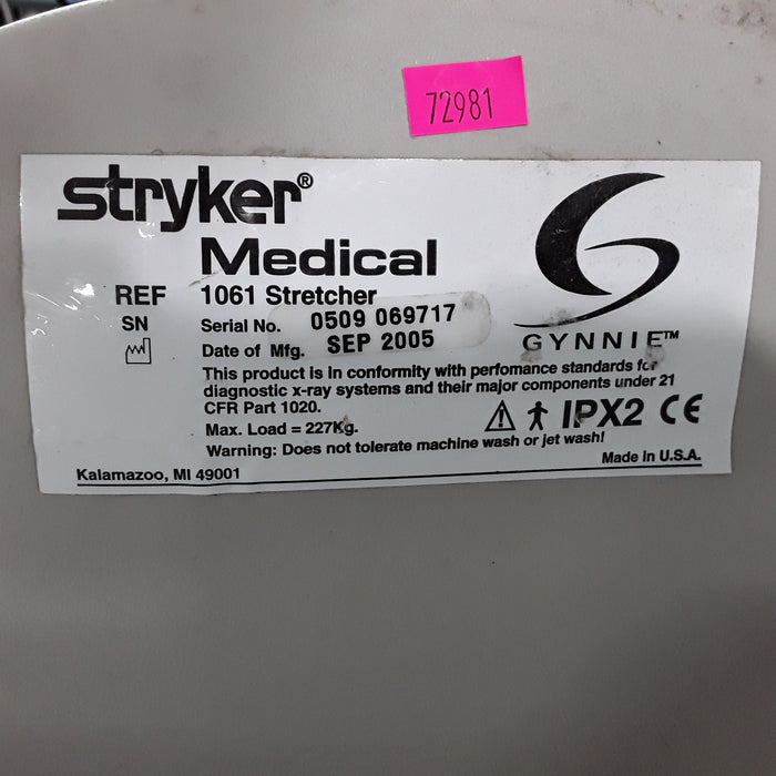 Stryker 1061 Stretcher