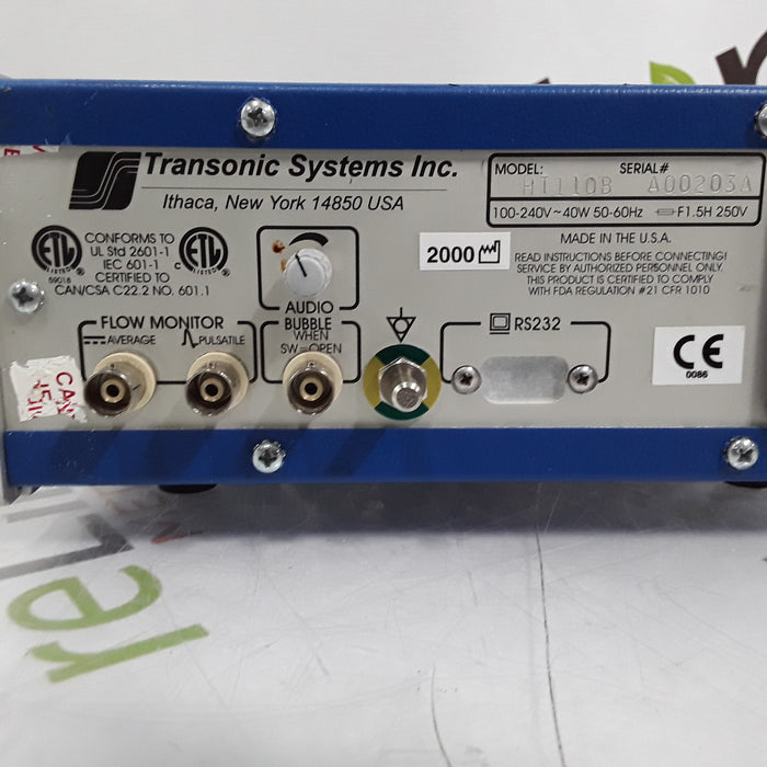Transonic Systems INC HT110 Bypass Flow Meter