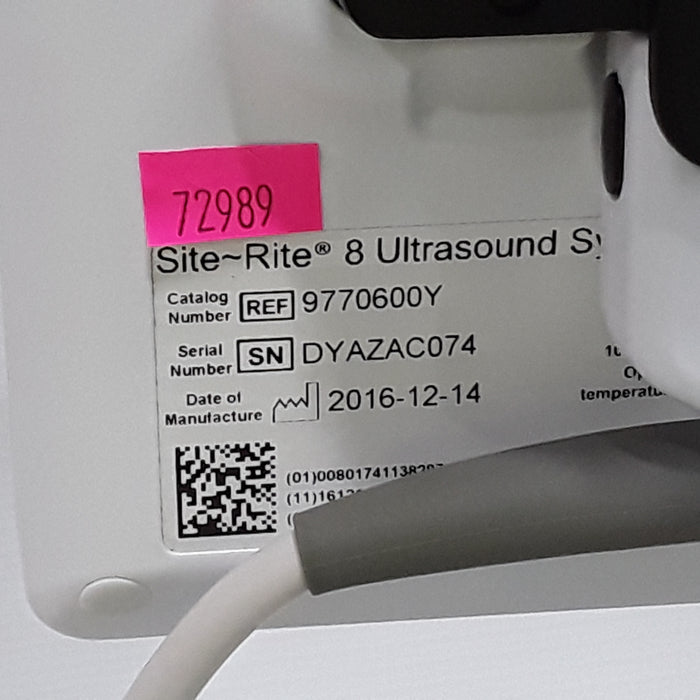 Bard Medical Site Rite 8 Vascular Ultrasound