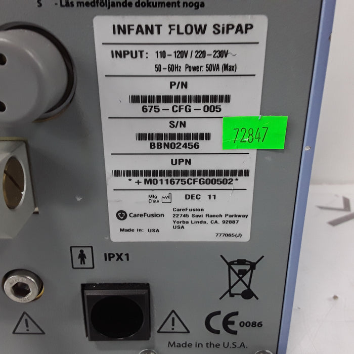 CareFusion Infant Flow SIPAP Ventilation System