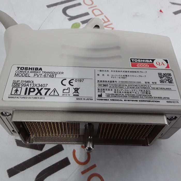 Toshiba PVT-674BT Convex Ultrasound Transducer