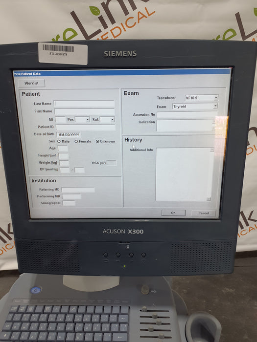 Siemens Acuson X300 Ultrasound