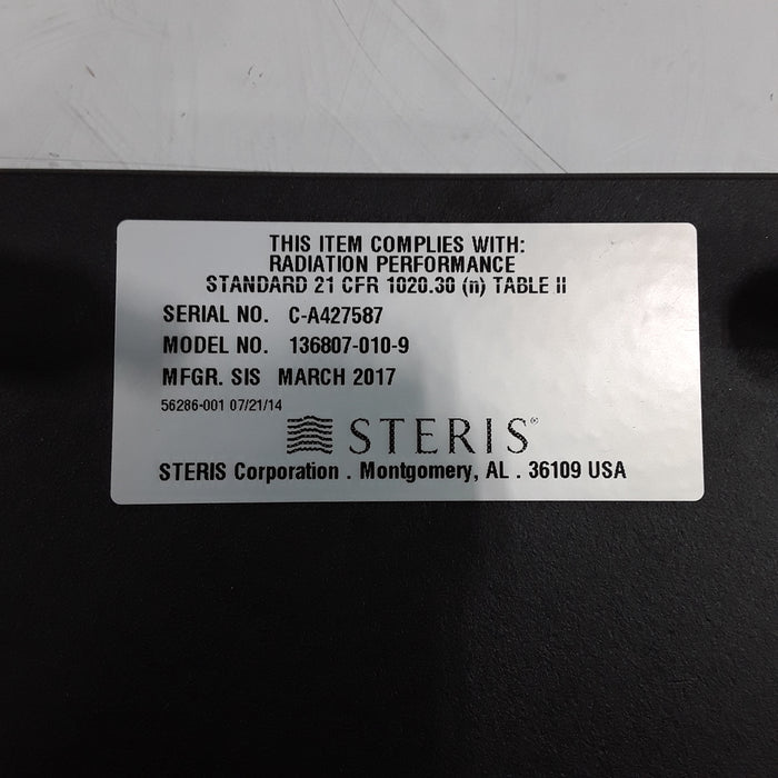 Steris 93908-590 21 CFR 1020.30 (n) Table II