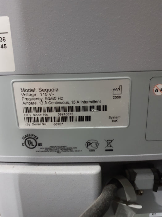 Siemens Medical Sequoia Acuson 512 Ultrasound