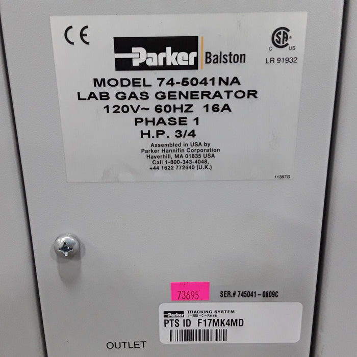 Parker Balston 74-5041NA Lab Gas Generator