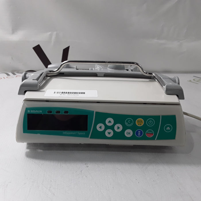 B. Braun Infusomat Space w/Pole Clamp Infusion Pump