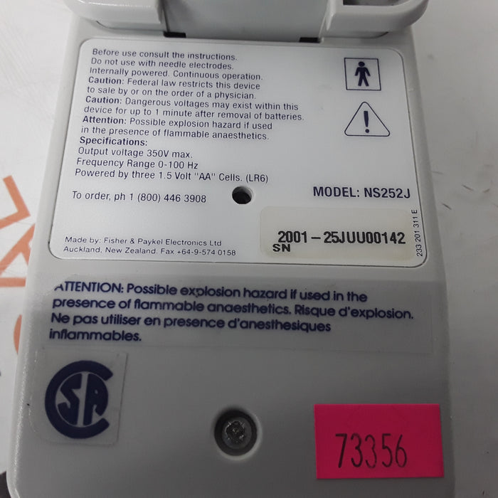 Fisher & Paykel Innervator 252 Constant Peripheral Nerve Stimulator