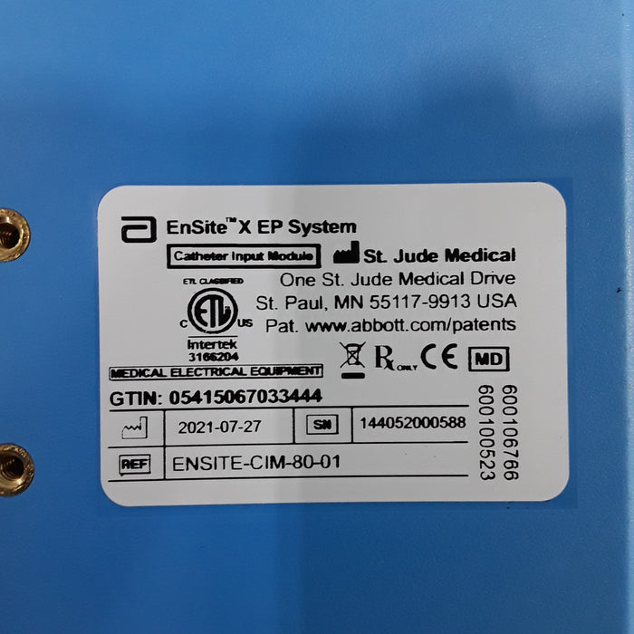 St. Jude Medical, Inc. Catheter Input Module EnSite X EP System