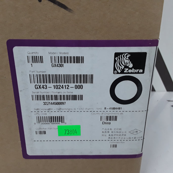 Zebra GX430T Label Printer