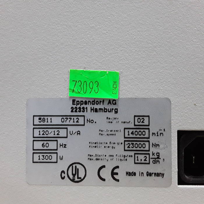 Eppendorf 5810R Refrigerated Centrifuge