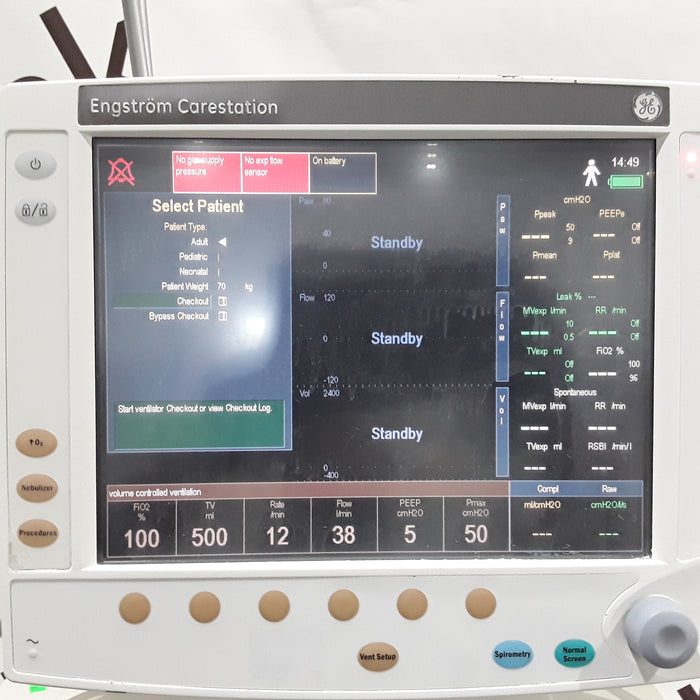 GE Healthcare Engstrom Carestation Ventilator