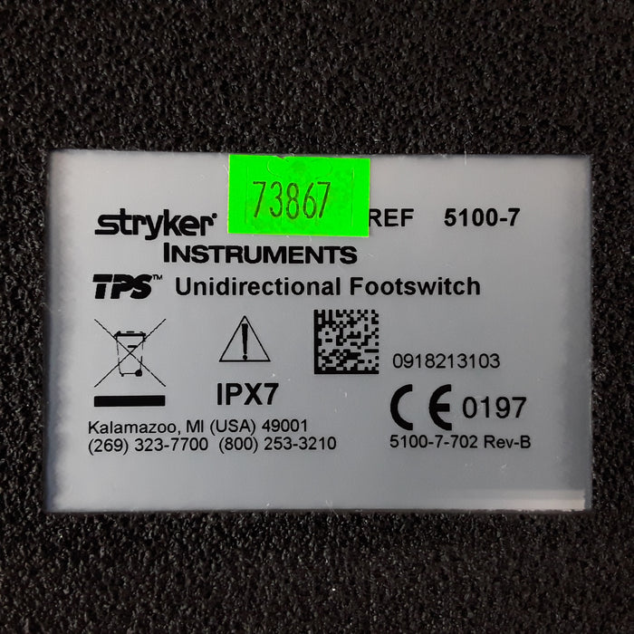 Stryker TPS 5100-7 Footswitch