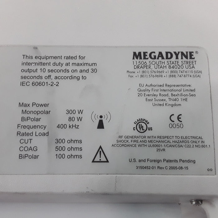 Megadyne Mega Power Electrosurgical Unit