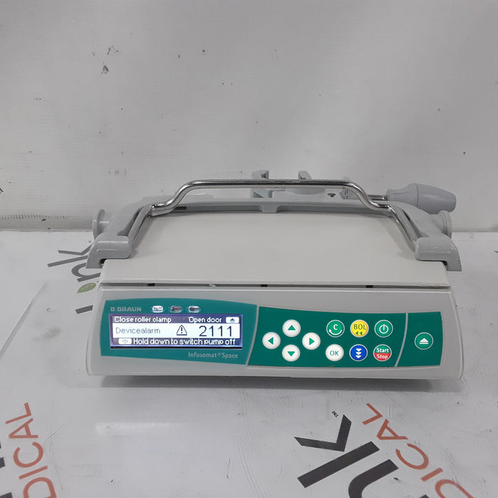 B. Braun Infusomat Space w/Pole Clamp Infusion Pump