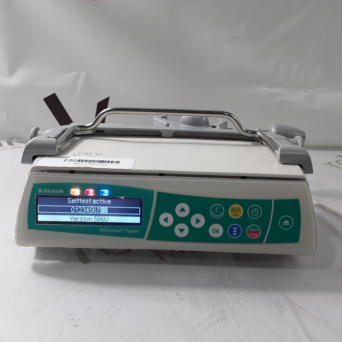 B. Braun Infusomat Space w/Pole Clamp Infusion Pump