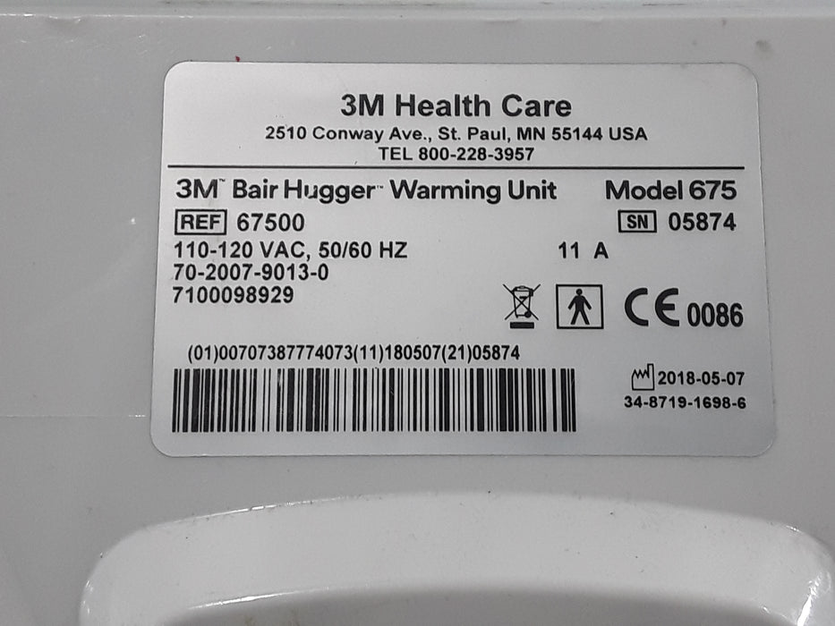 3M Bair Hugger 675 Patient Warmer
