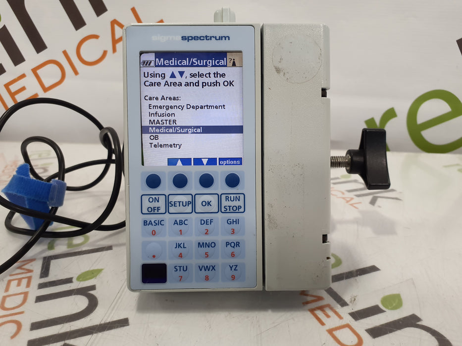 Baxter Sigma Spectrum with B/G Battery Infusion Pump