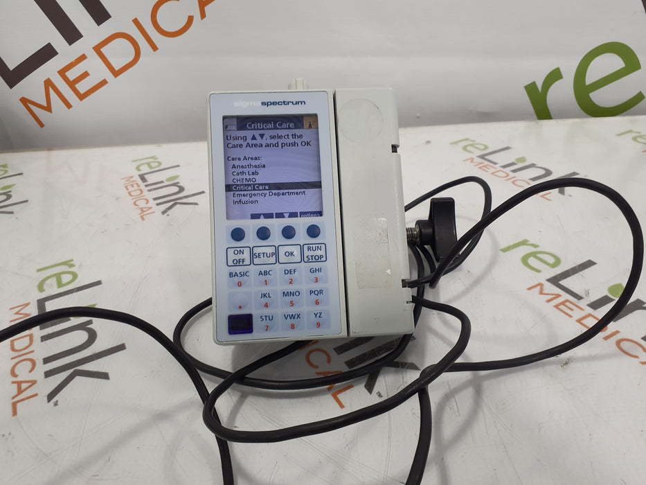 Baxter Sigma Spectrum with B/G Battery Infusion Pump