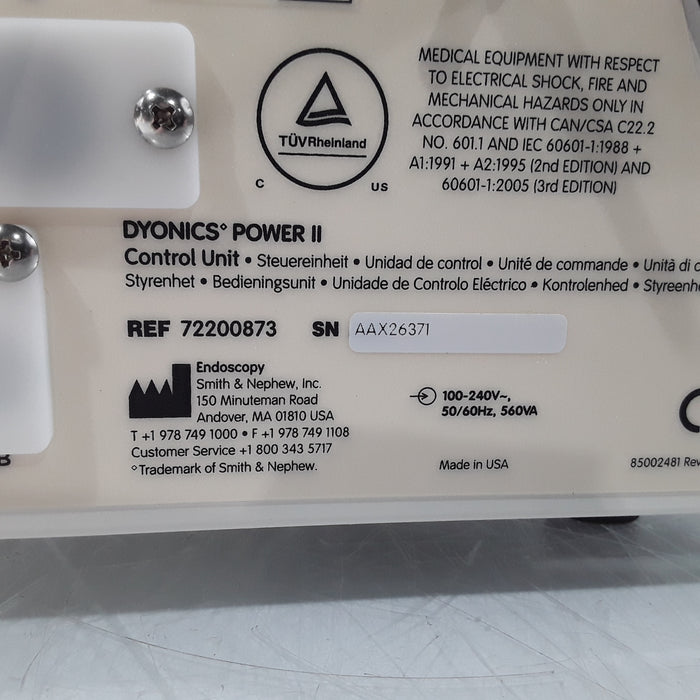 Smith & Nephew Dyonics Power II Shaver Control Unit