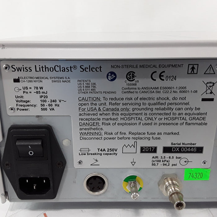 Boston Scientific Swiss LithoClast Select Lithotripter