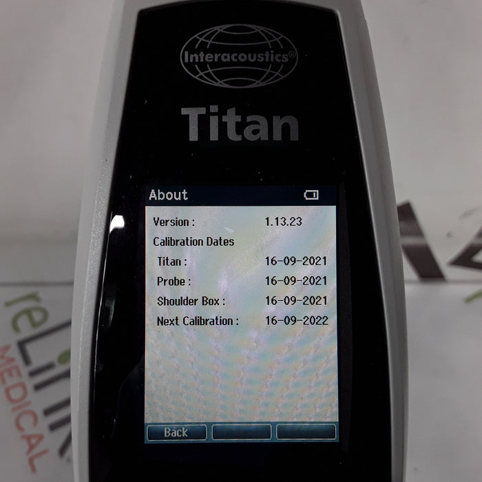 Interacoustics Titan Handheld Tympanometer
