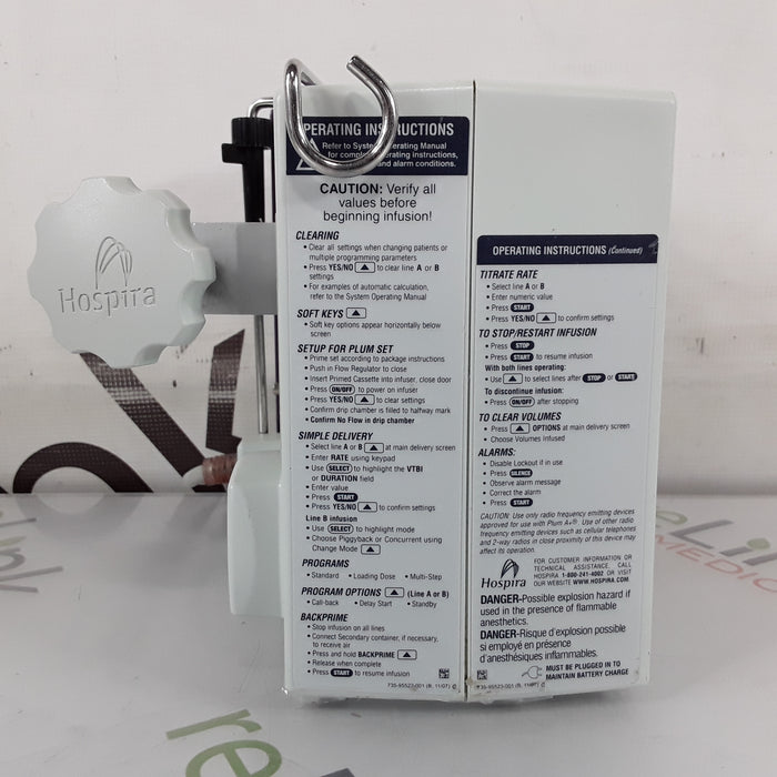 Hospira Plum A+ Infusion Pump