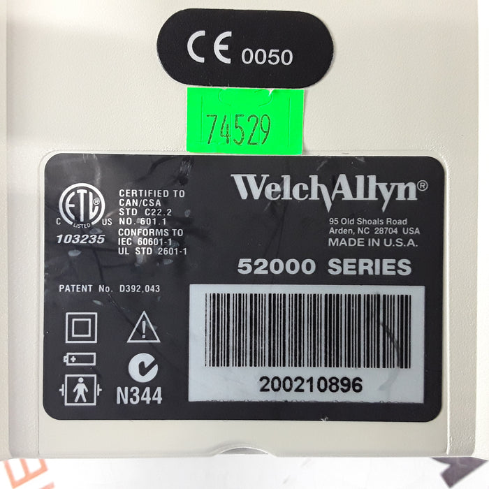 Welch Allyn 52000 Vital Signs Monitor