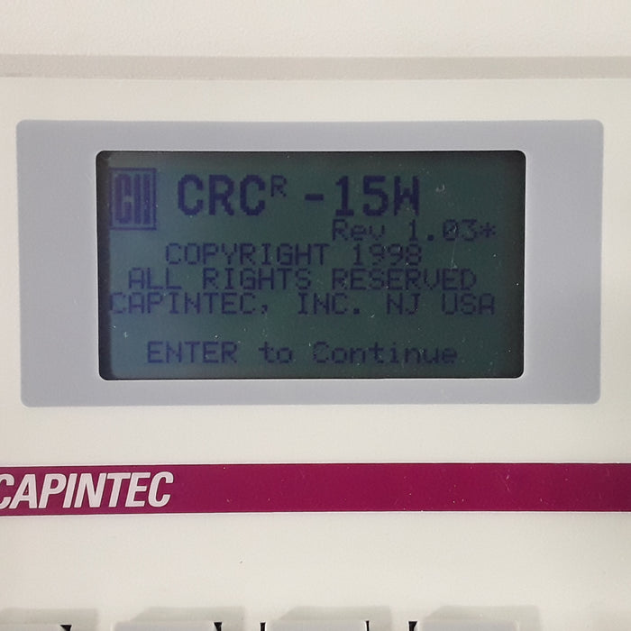 Capintec CRC-15W Radioisotope Calibrator