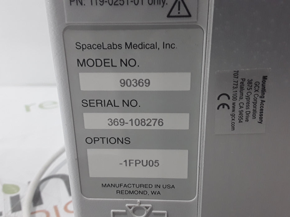 Spacelabs Healthcare 90369 Patient Monitor