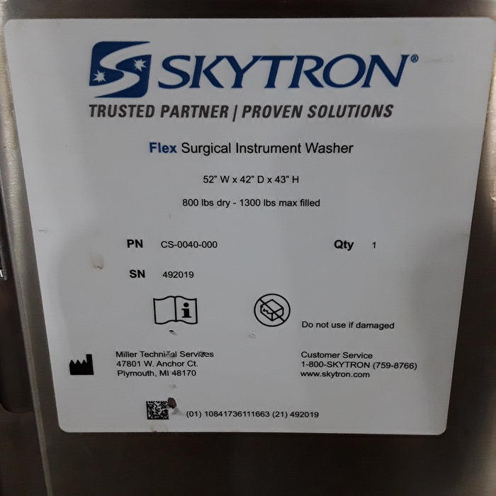 Skytron Flex Surgical Instrument Washer
