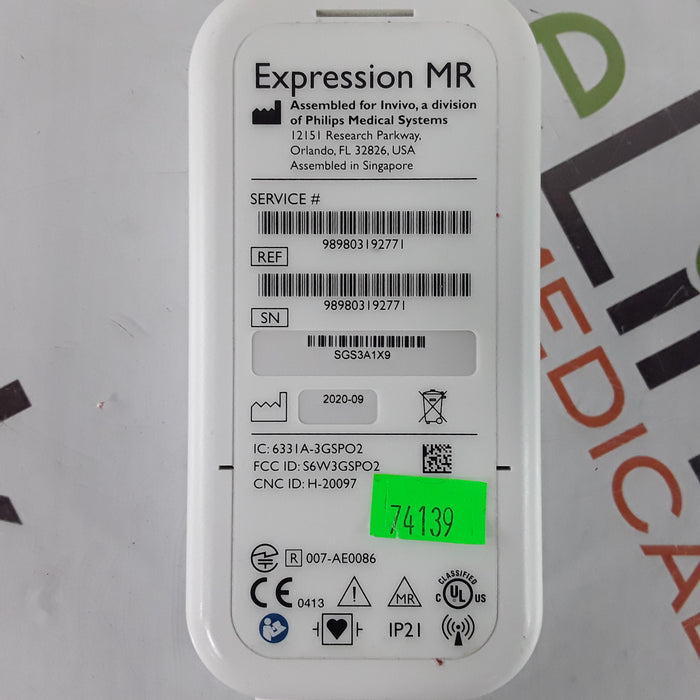 Philips Expression MRI SpO2  989803192771 Patient Module