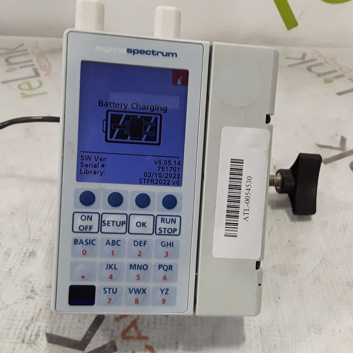 Baxter Sigma Spectrum 6.05.14 with A/B/G/N Battery Infusion Pump