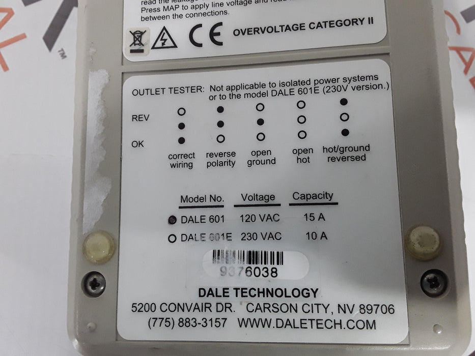 Dale Technology Dale 601 Safety Analyzer