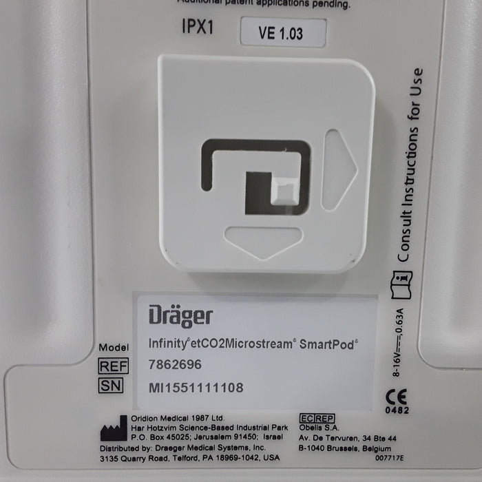 Draeger Medical Infinity etCO2 Microstream SmartPod Module