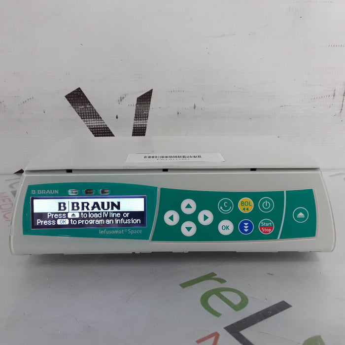 B. Braun Infusomat Space w/AC Adapter Infusion Pump