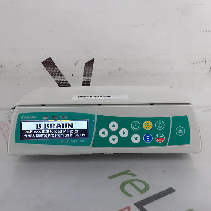 B. Braun Infusomat Space w/AC Adapter Infusion Pump